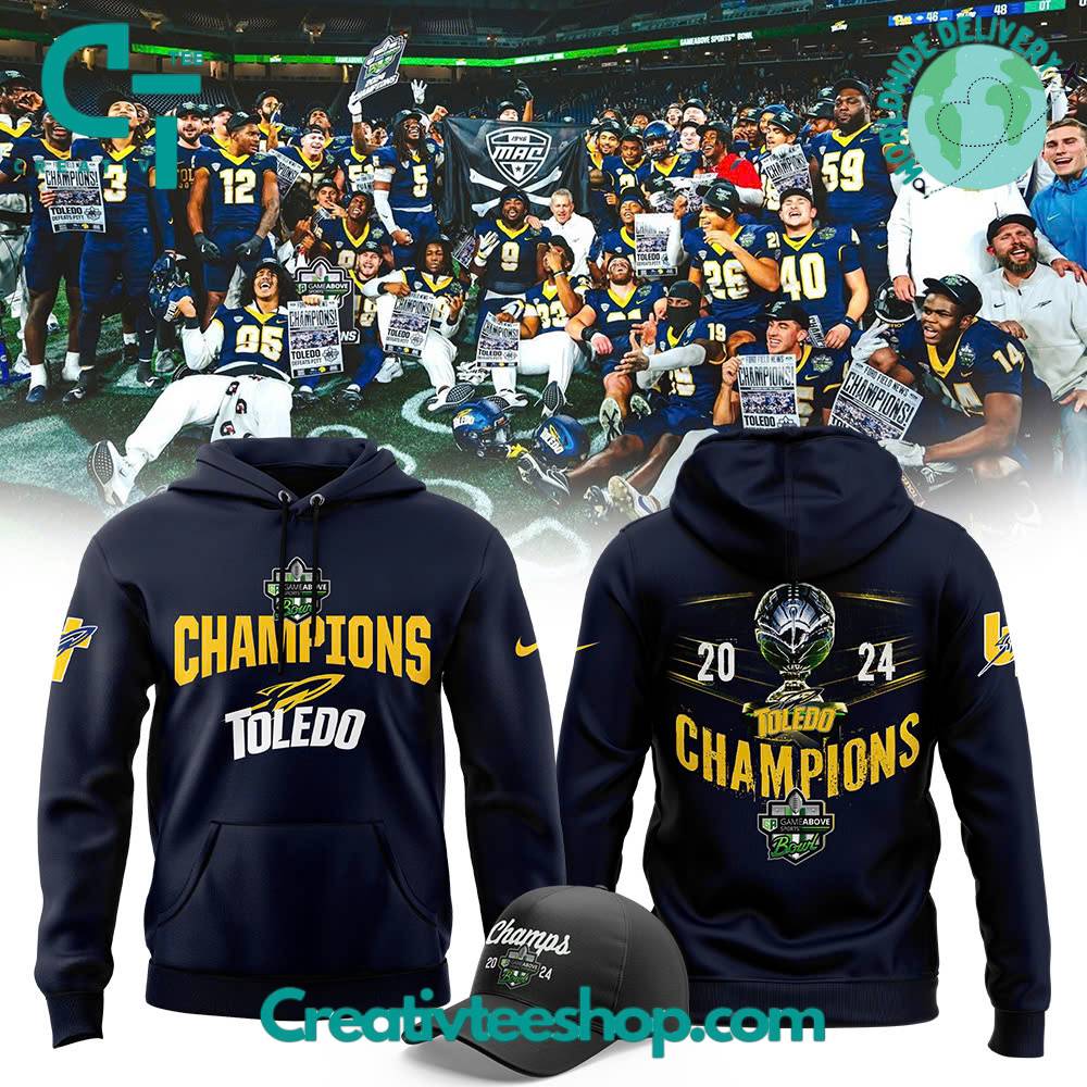Toledo Rockets Game Above Bowl Champions Hoodie