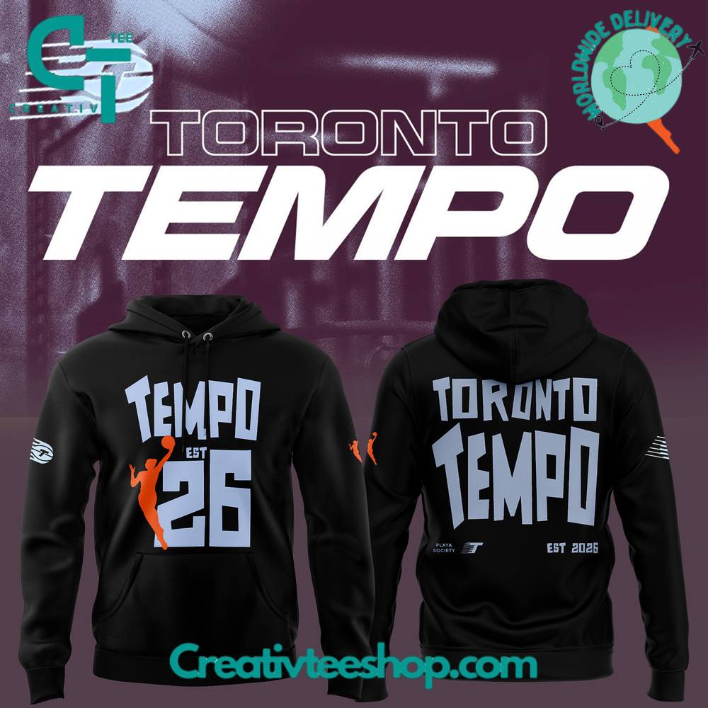 Toronto Tempo Limited Edition 2025 Black Hoodie