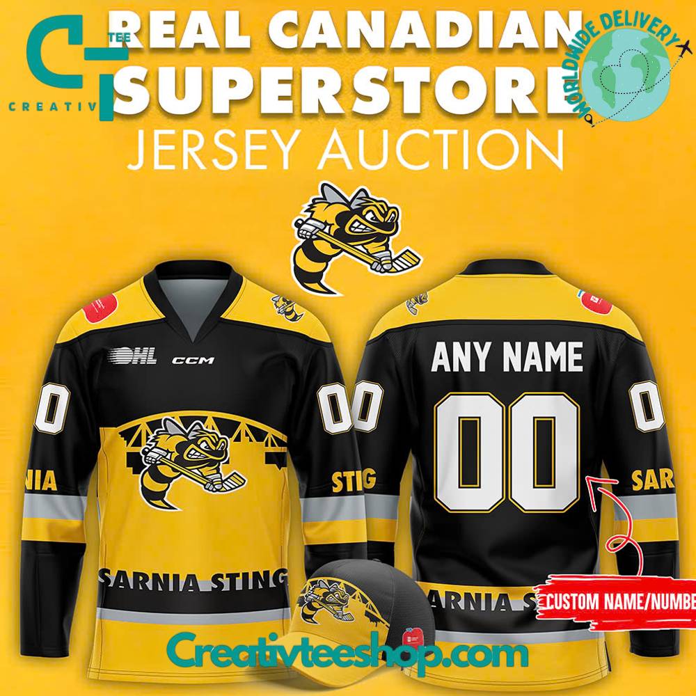 Sarnia Sting Real Canadian Superstore Hockey Jersey