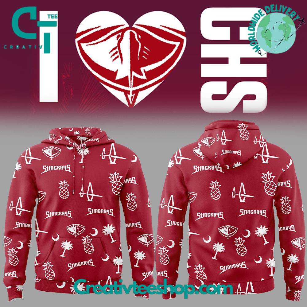 South Carolina Stingrays “I Love CHS Night” Hoodie