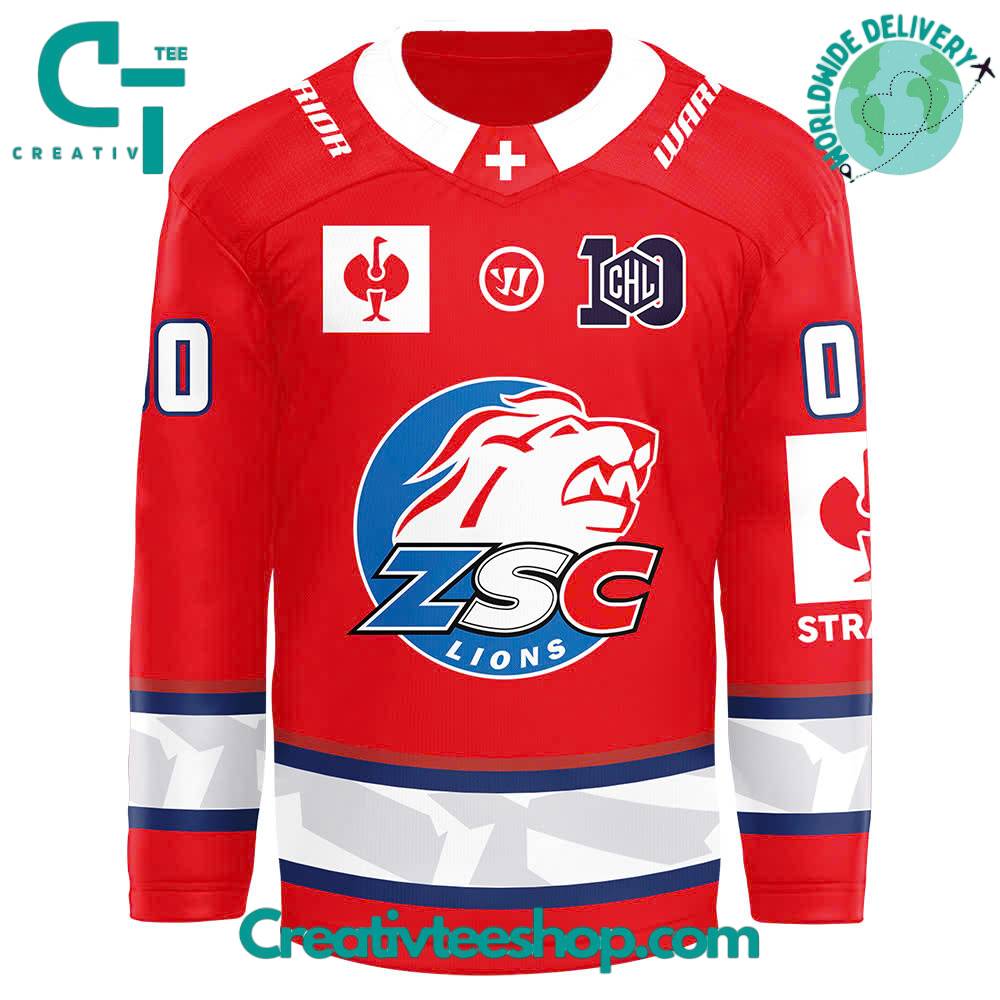 ZSC Lions Schweizer Meister 2025 CHL Champions Hockey Jersey