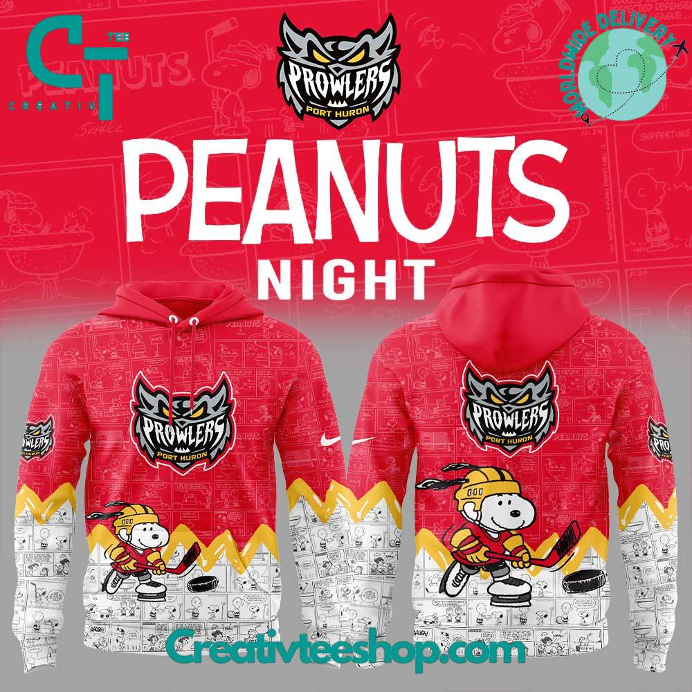 Port Huron Prowlers 75th Anniversary of Peanuts Special Hoodie