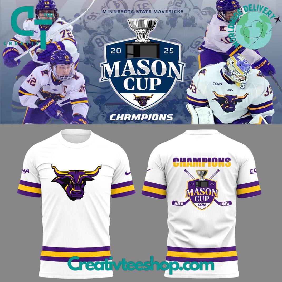 Minnesota State Mavericks Mason Cup Champions 2025 Shirt