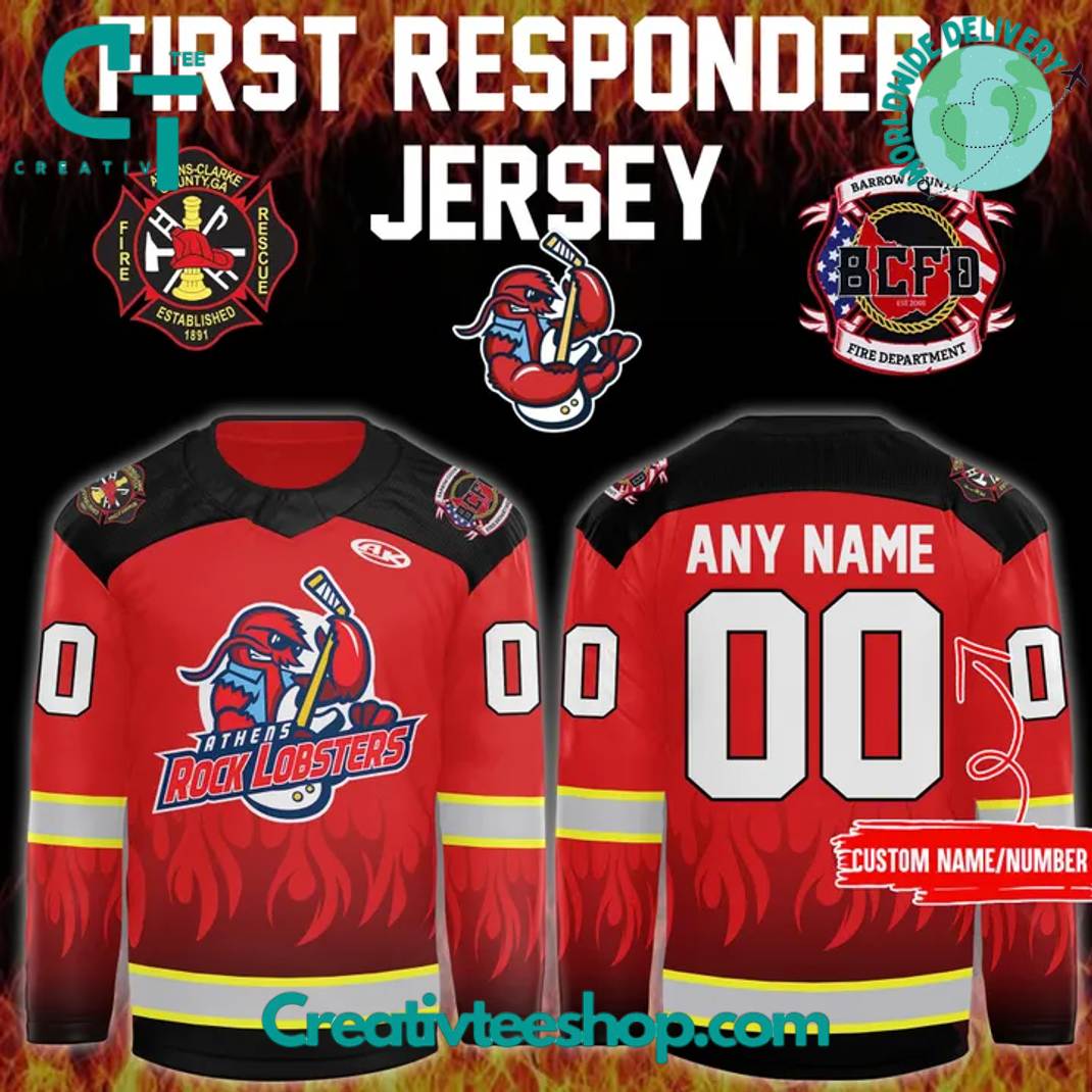 Athens Rock Lobsters x First Responders Special Hockey Jersey