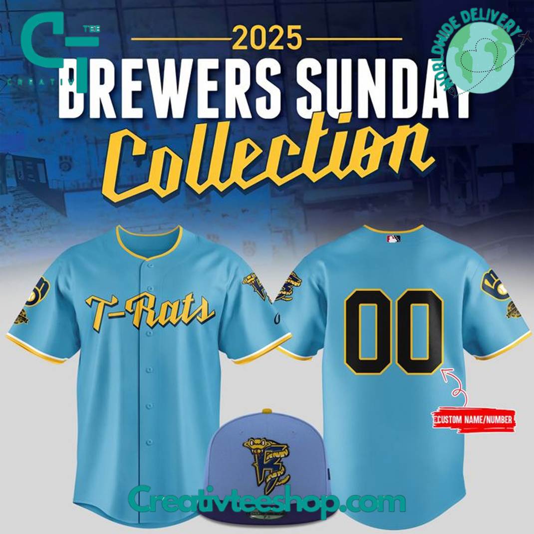 Wisconsin Timber Rattlers 2025 Brewers Sunday Rawlings Special Baseball Jersey