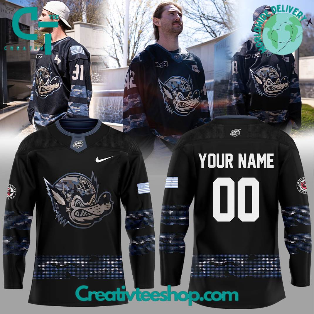 Huntsville Havoc Military Night Special Hockey Jersey