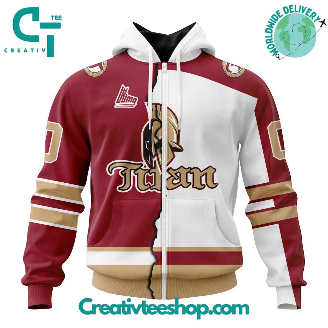 Acadie-Bathurst Titan LHJMQ Personalized Mix Design Hoodie