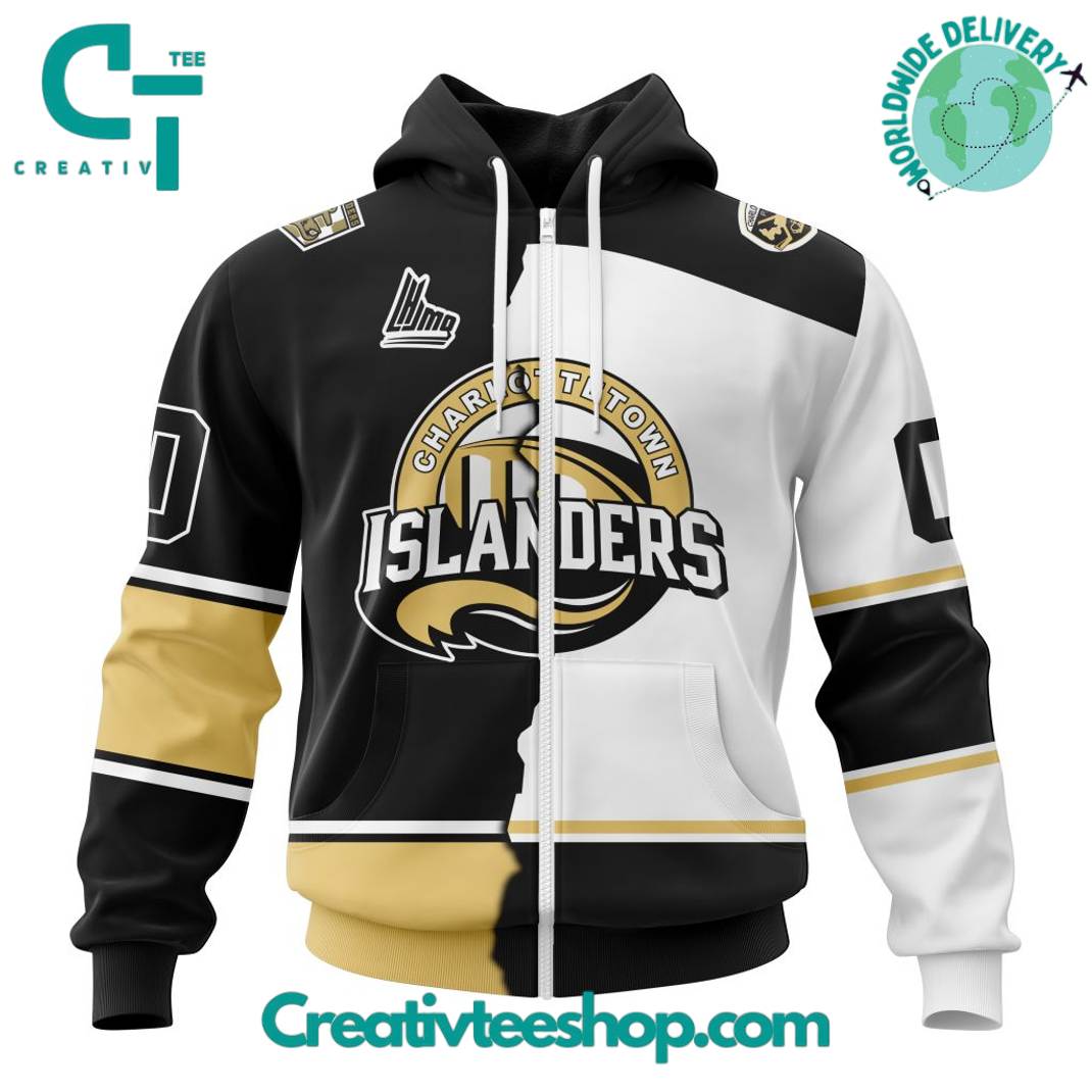 Charlottetown Islanders LHJMQ Personalized Mix Design Hoodie