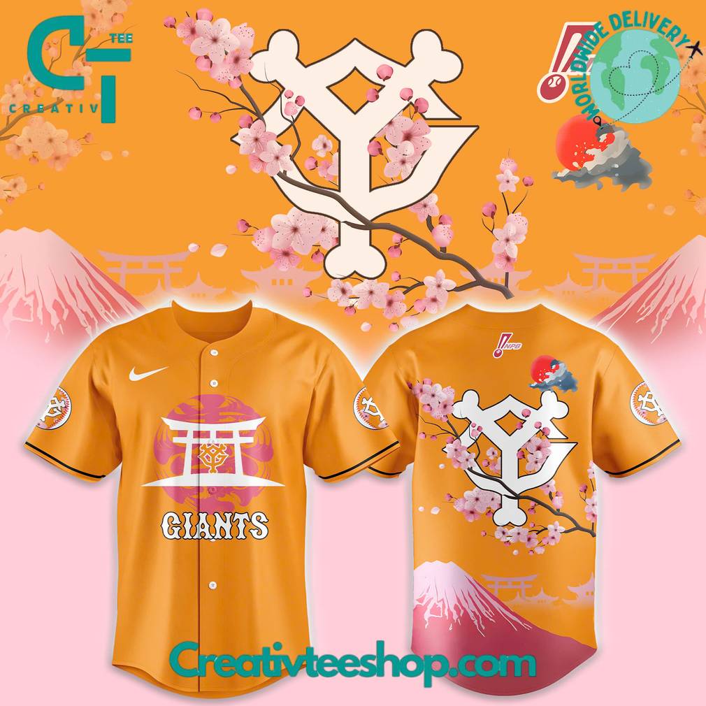 Yomiuri Giants x Fuji Mount Special New Baseball Jersey