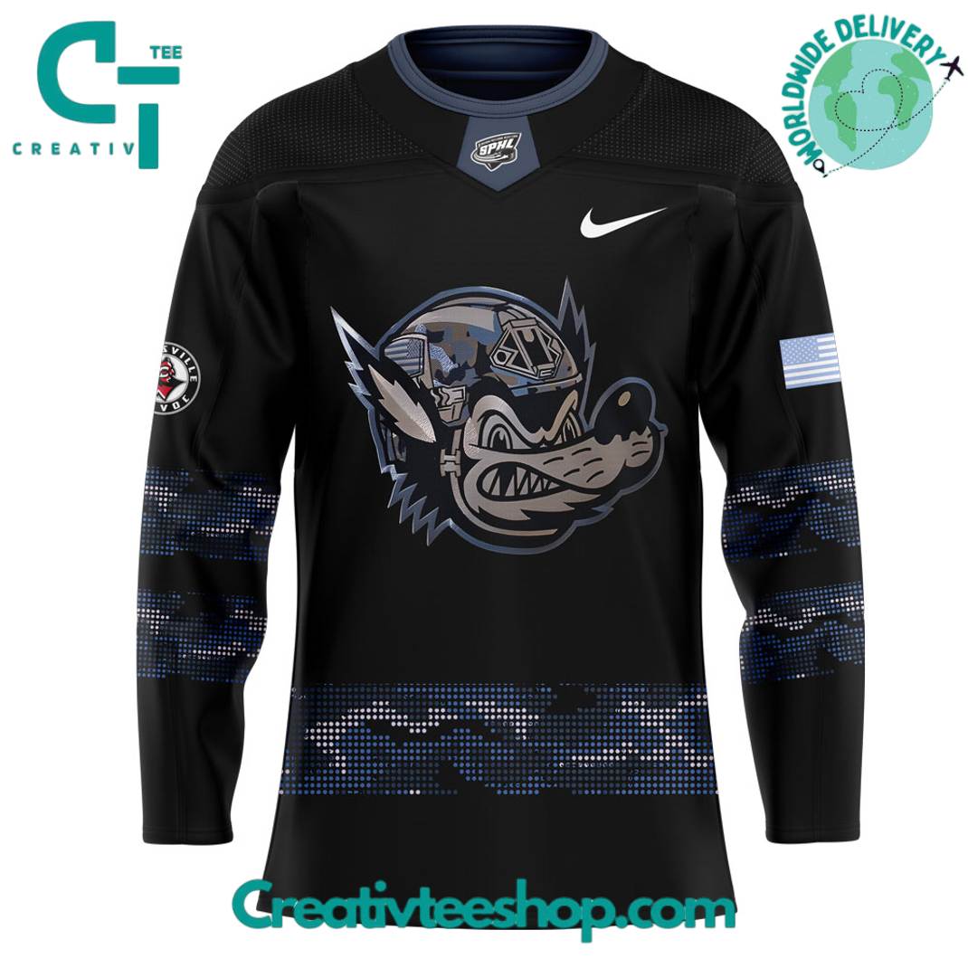 Huntsville Havoc Military Night Special Hockey Jersey