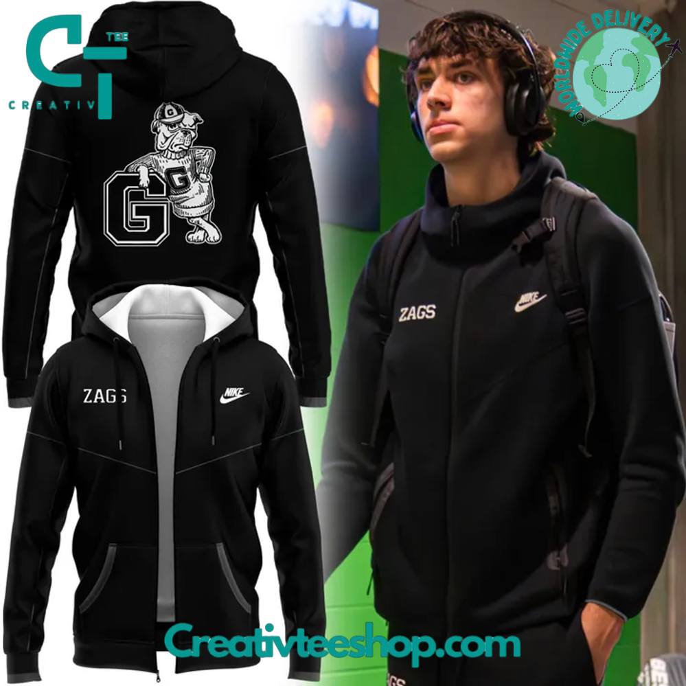 Gonzaga Bulldogs Special New Black Zagg Hoodie