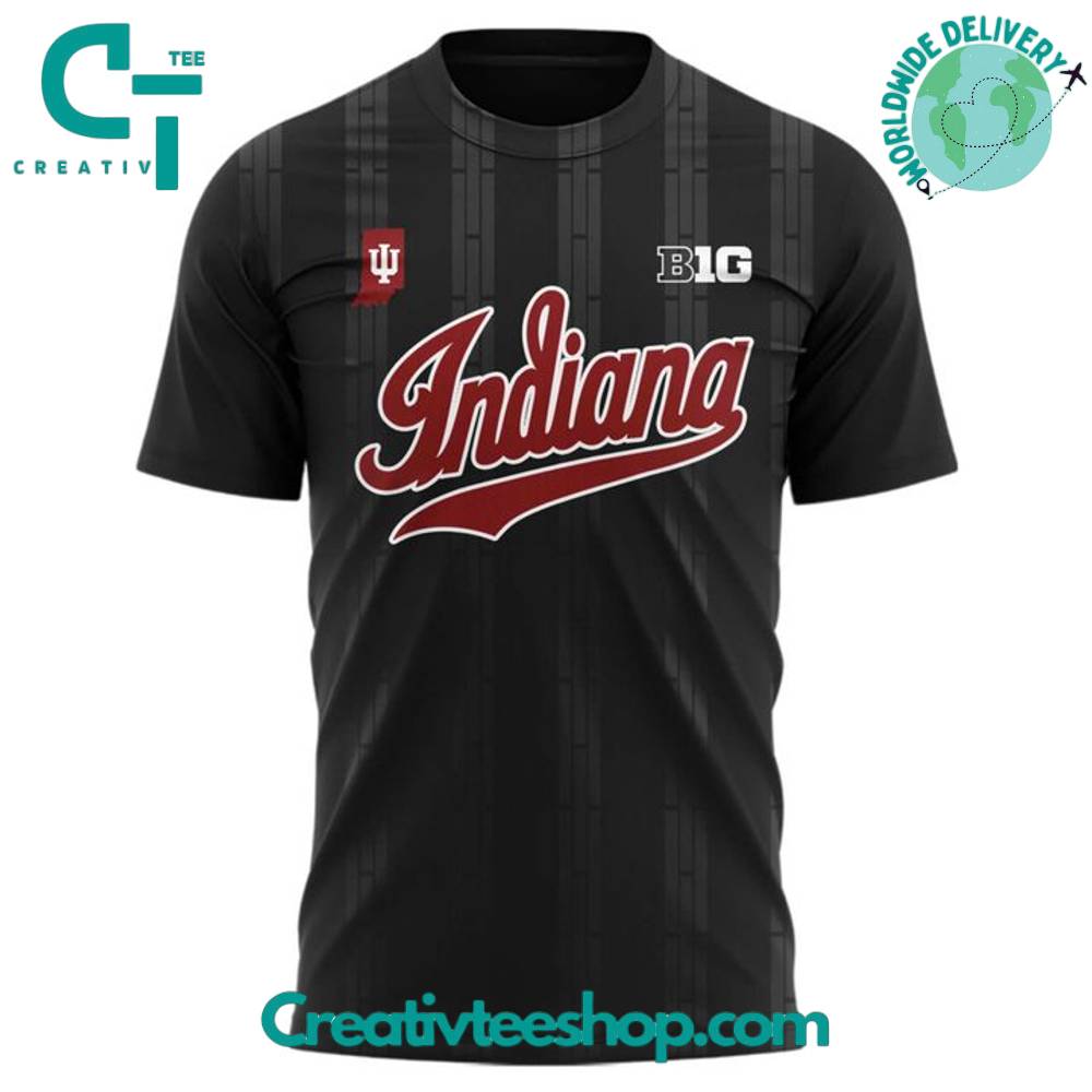 Indiana Hoosiers Basketball Special Black Uniform Tee