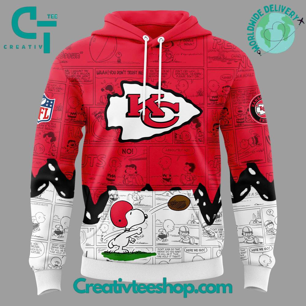 Kansas City Chiefs 75th Anniversary of Peanuts Hoodie