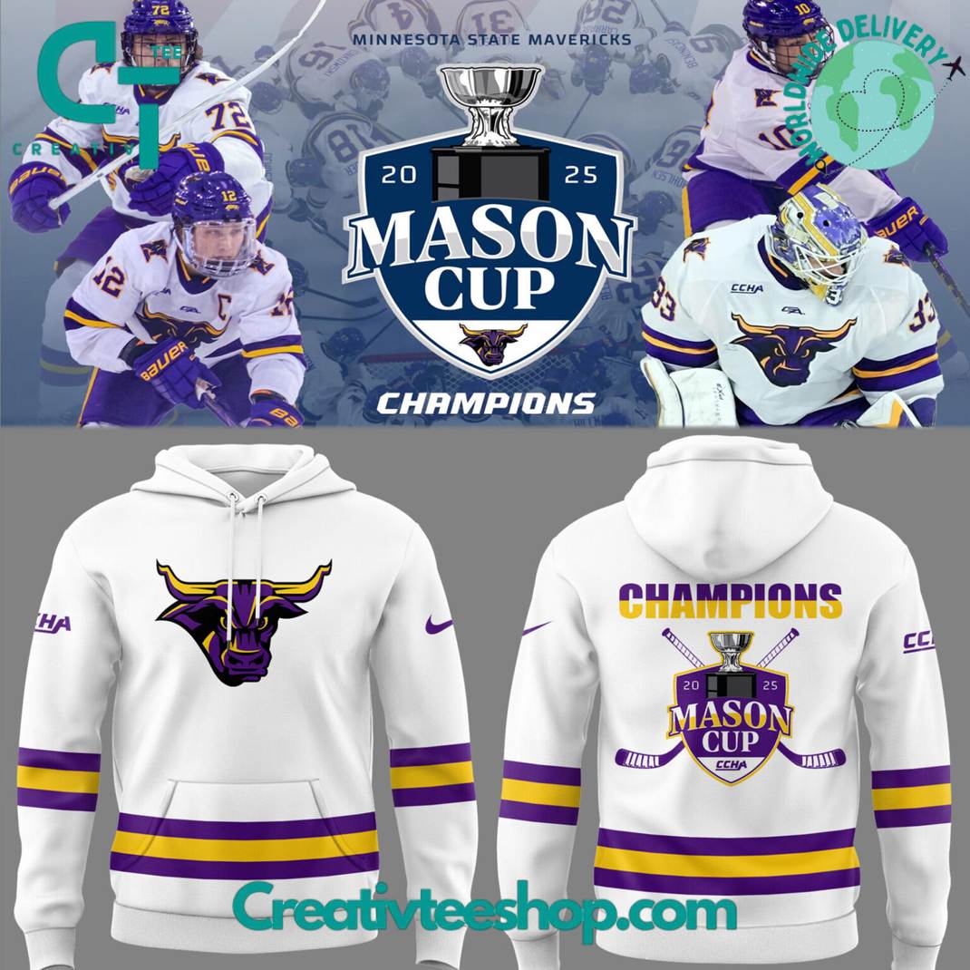 Minnesota State Mavericks Mason Cup Champions 2025 Special Hoodie