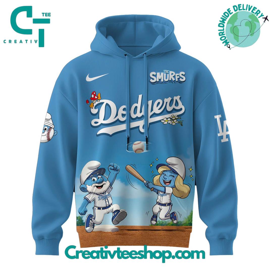 Los Angeles Dodgers MLB x The Smurfs Night Special Hoodie