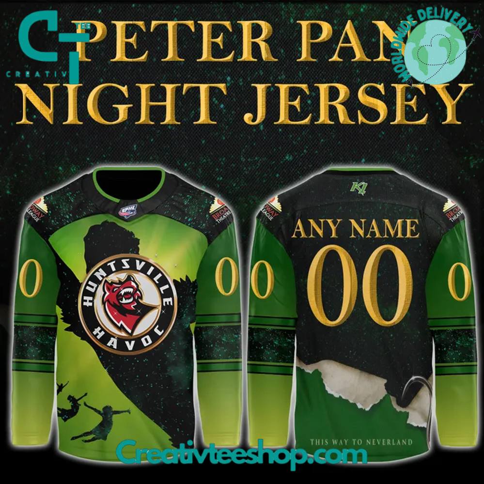Huntsville Havoc x Peter Pan Night Special Hockey Jersey