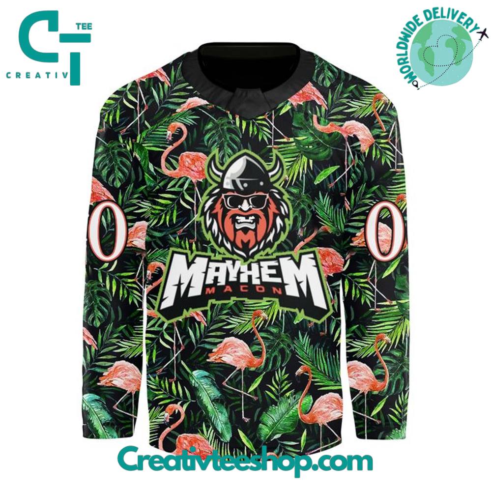 Macon Mayhem x Margaritaville Night Special Hockey Jersey