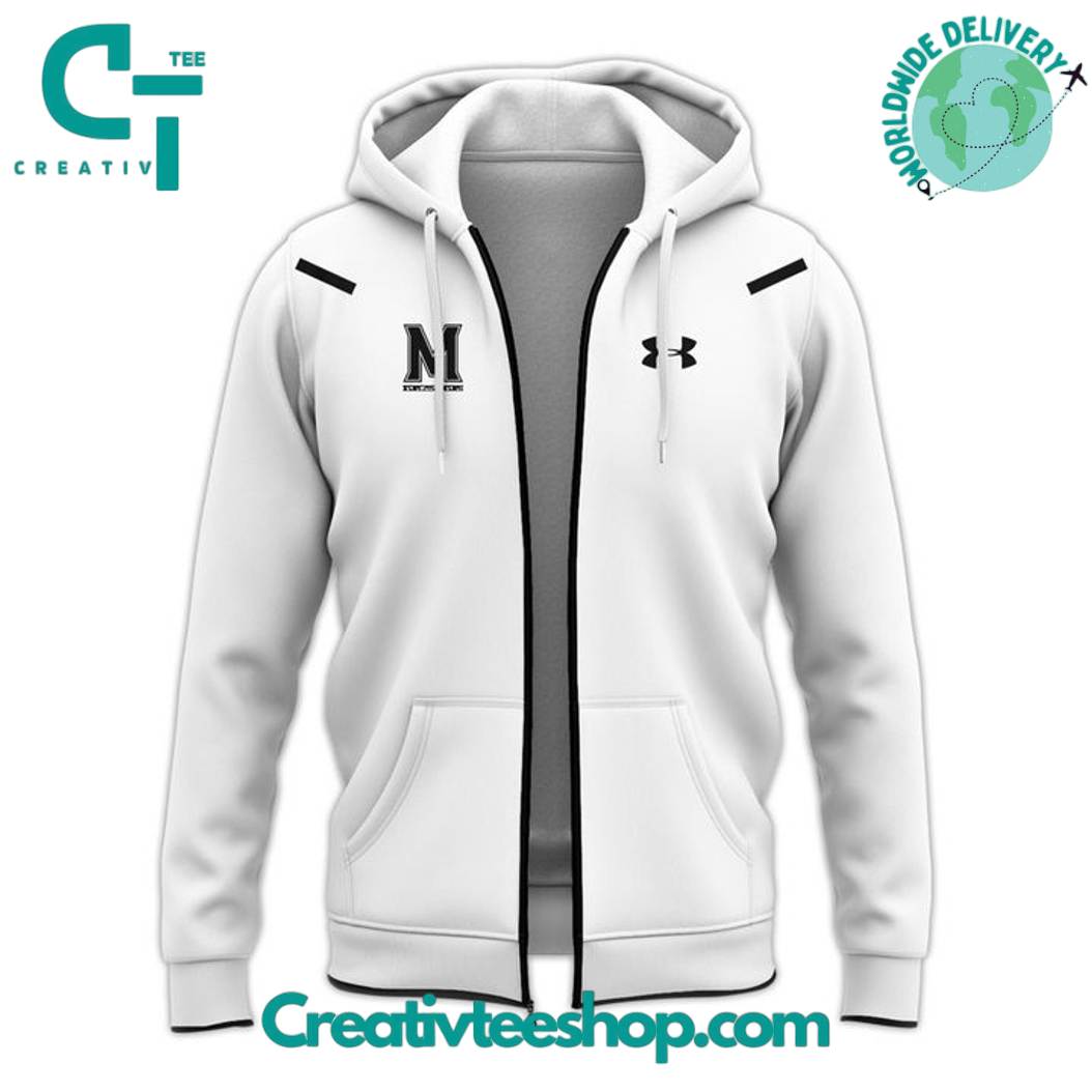 Maryland Terrapins Basketball Special White Hoodie