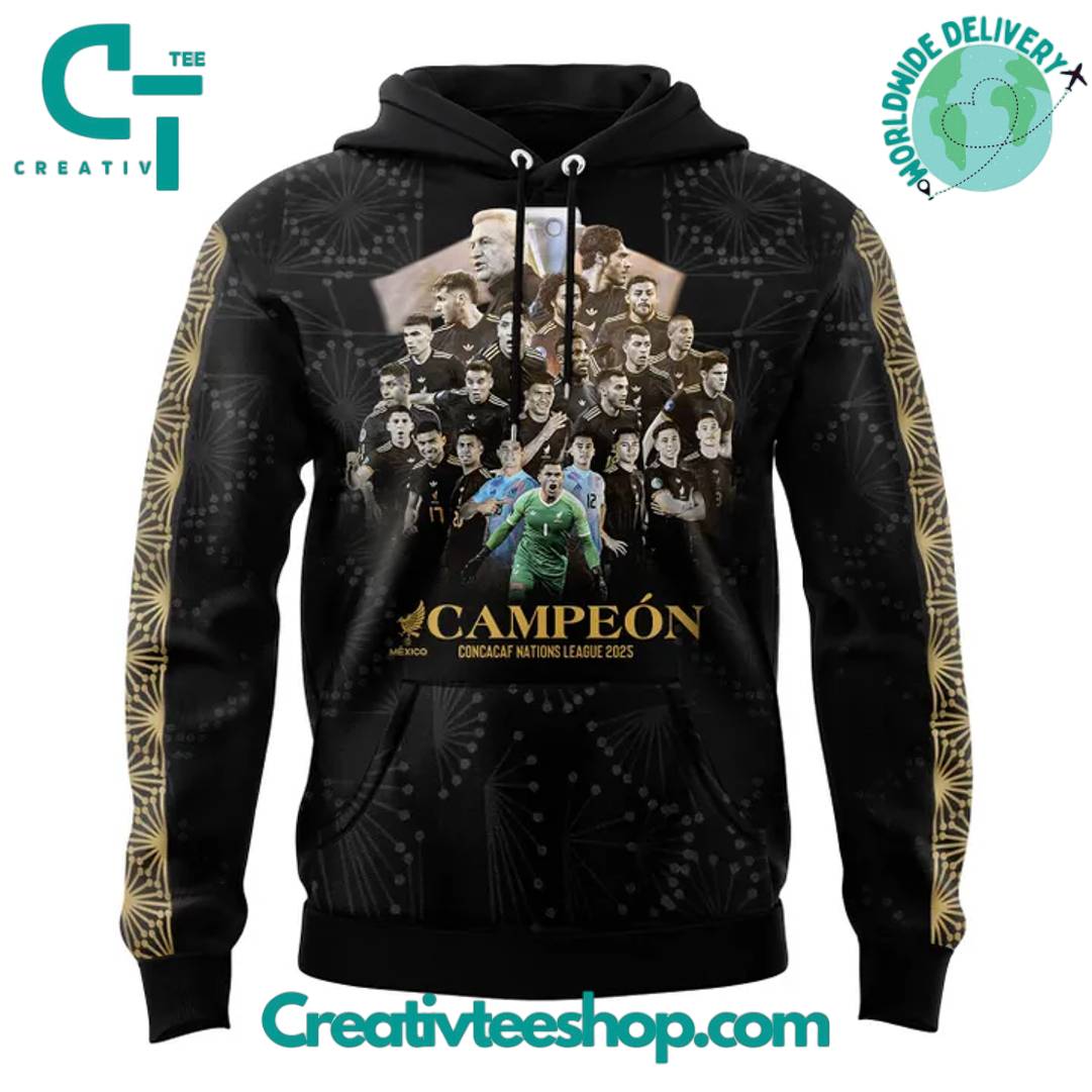 Mexican National Team 2025 Concacaf Nations League Champions Special Hoodie