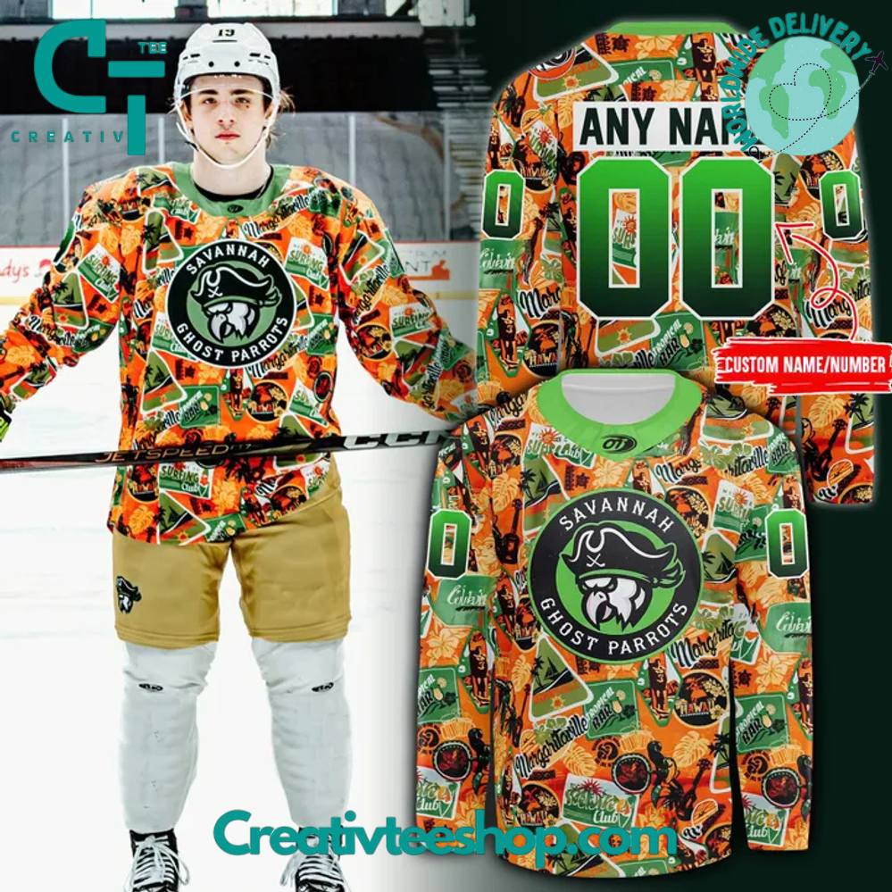 Savannah Ghost Pirates x Margaritaville Special Hockey Jersey