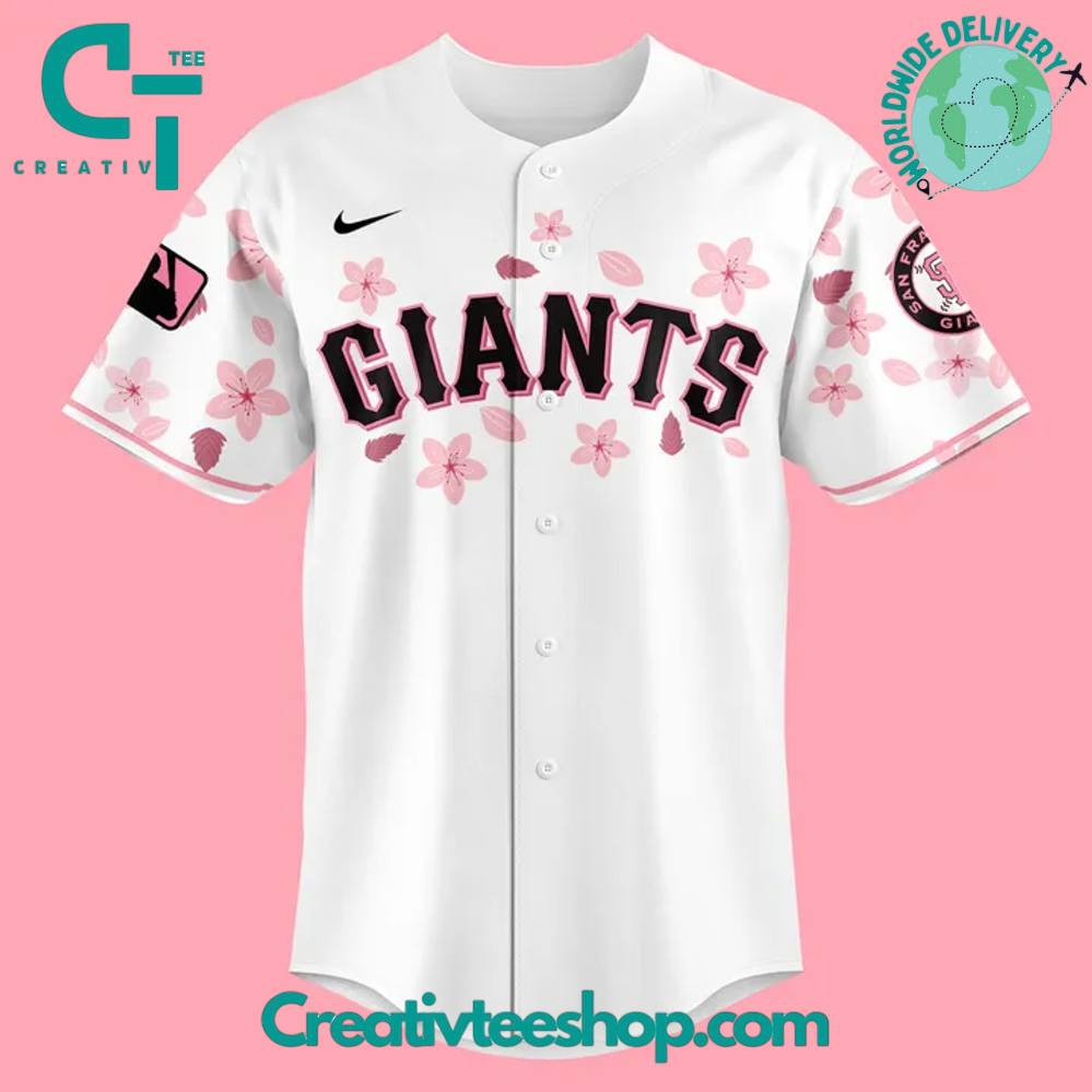 San Francisco Giants x Cherry Blossom Special Baseball Jersey