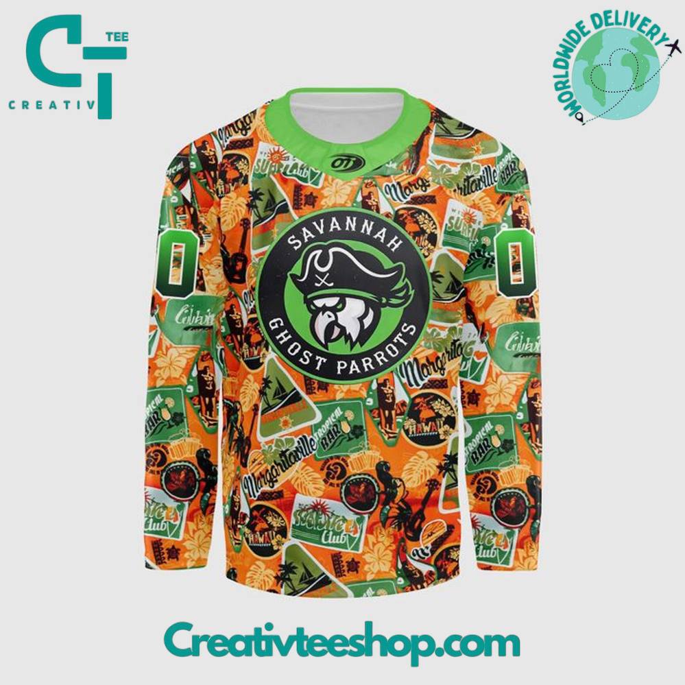 Savannah Ghost Pirates x Margaritaville Special Hockey Jersey