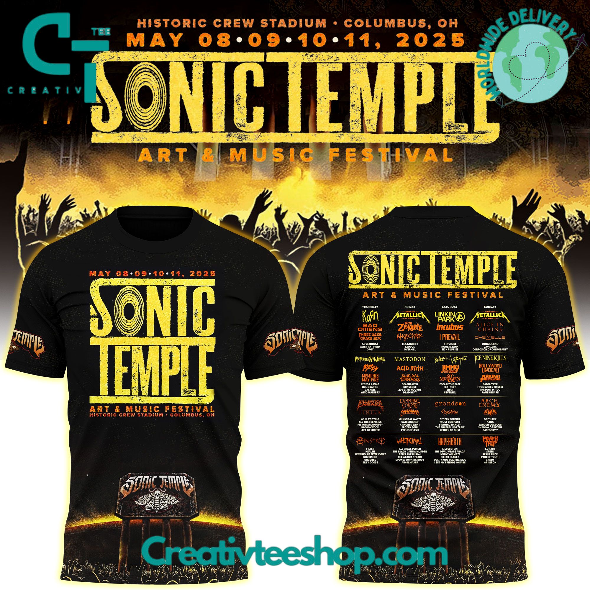 Sonic Temple Festival 2025 Special Tee