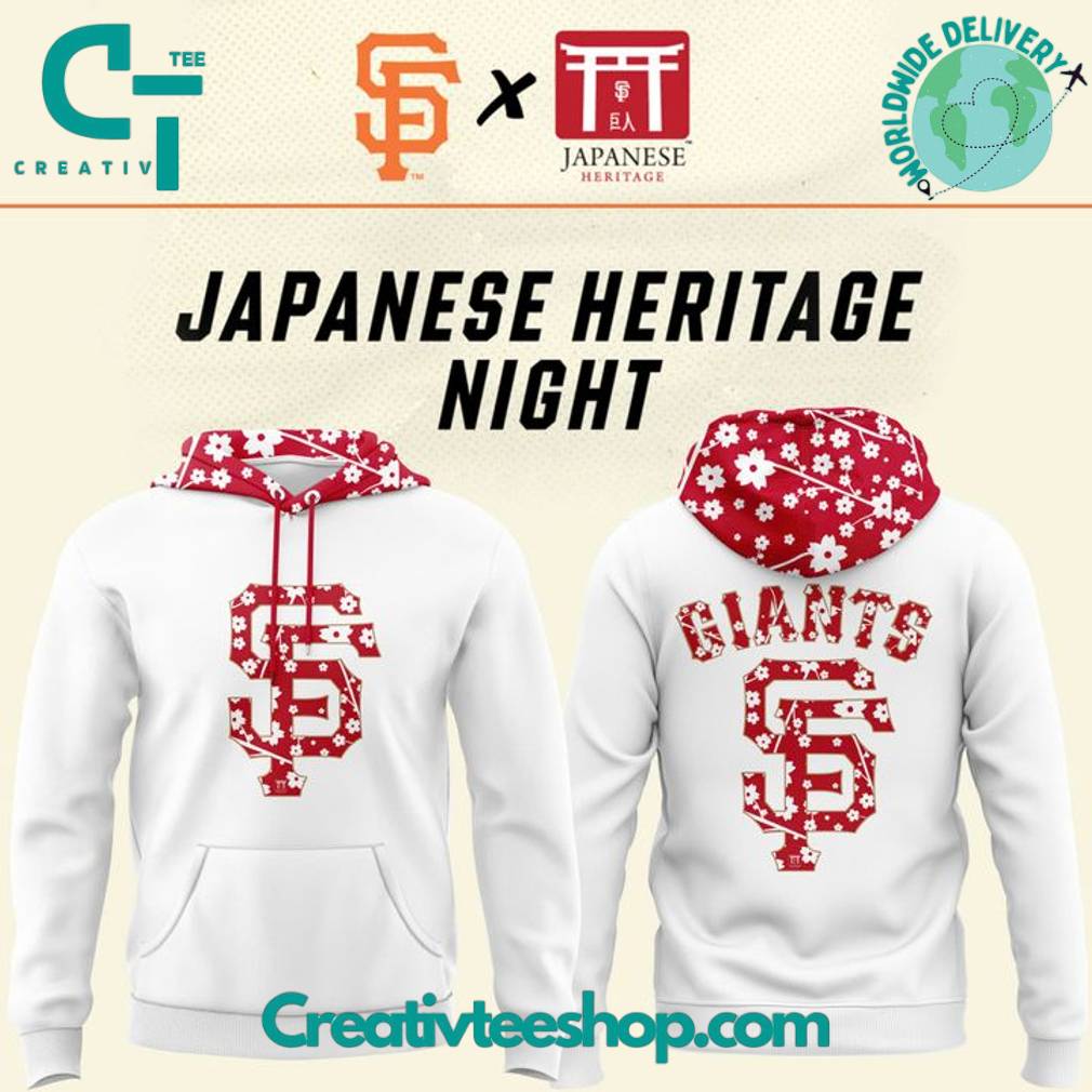 San Francisco Giants Japanese Heritage Special Hoodie