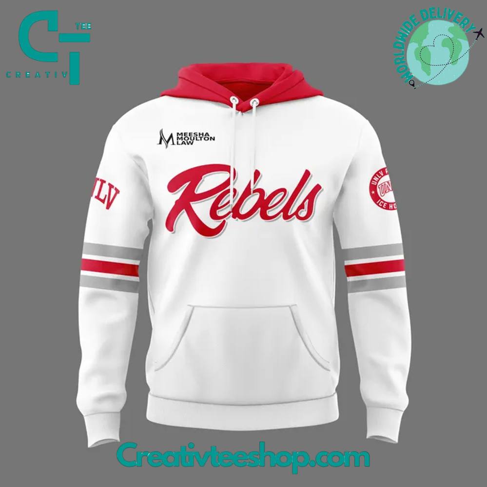 UNLV Rebel Hockey NATIONAL CHAMPIONS 2025 Special Hoodie