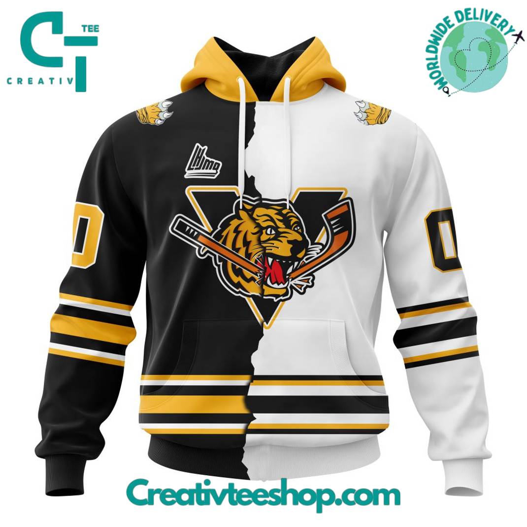 Victoriaville Tigres LHJMQ Personalized Mix Design Hoodie