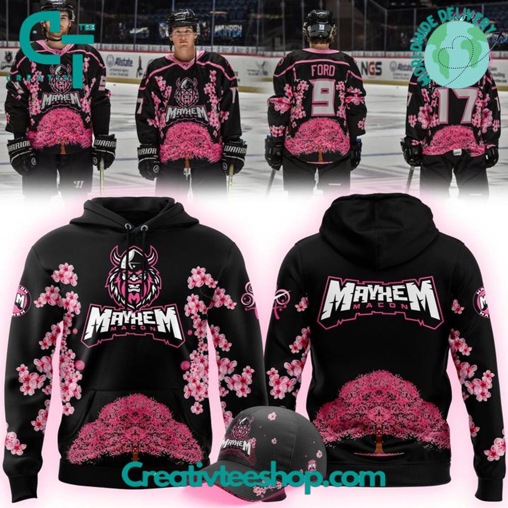 Macon Mayhem x Cherry Blossom Special Hoodie