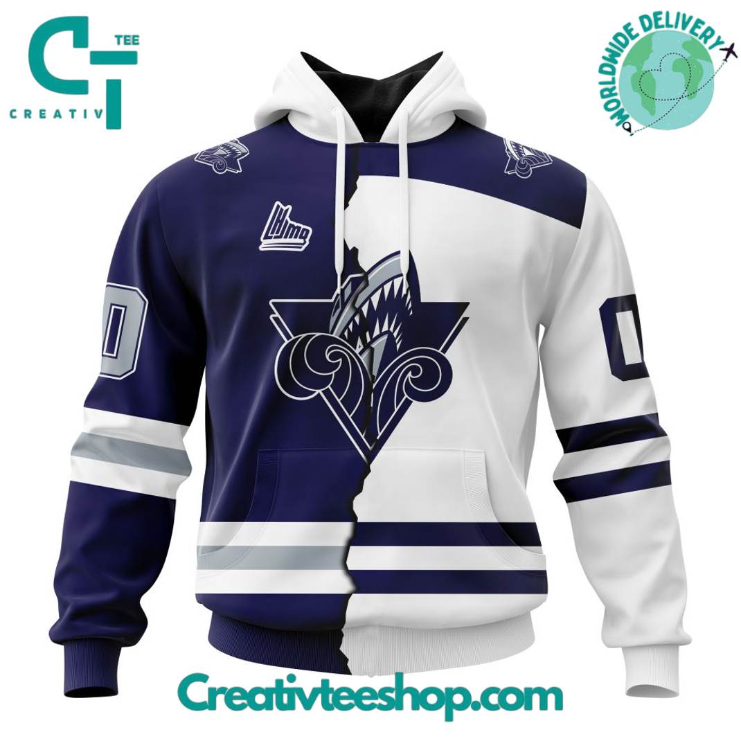 Rimouski Ocanic LHJMQ Personalized Mix Design Hoodie