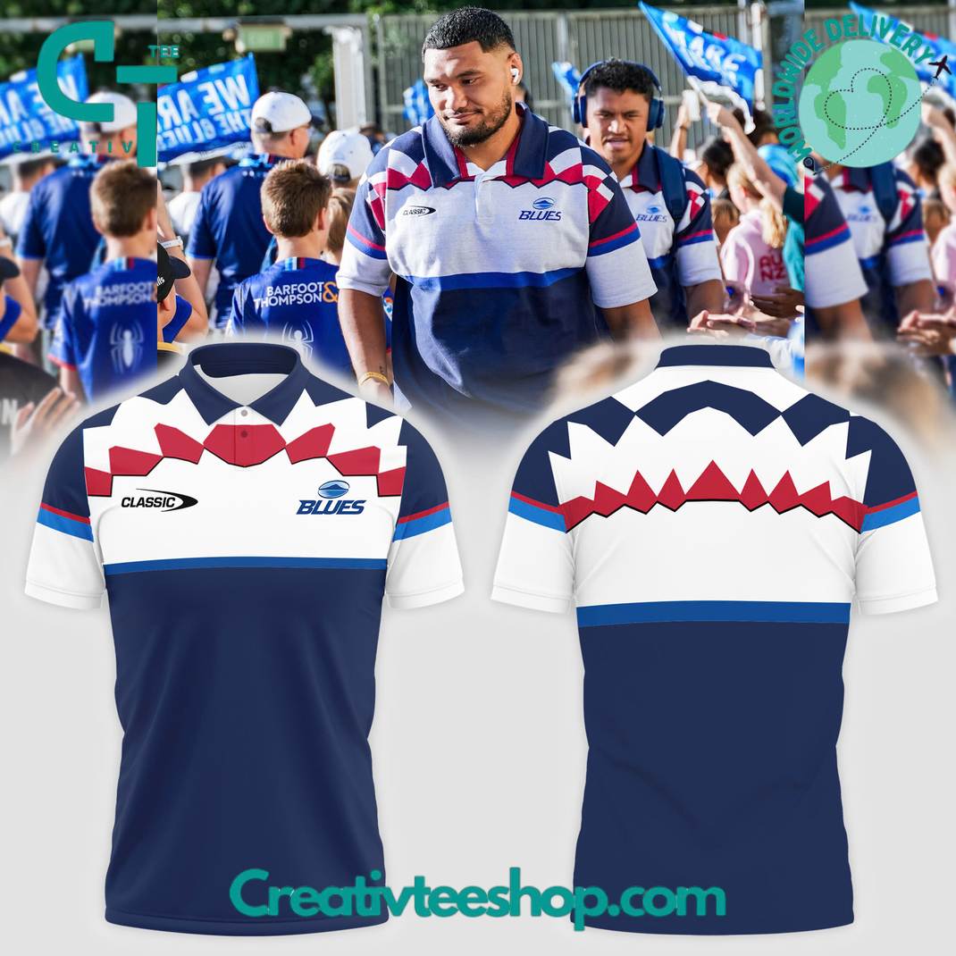 Blues Rugby Heritage Gold Special Edition Polo Shirt