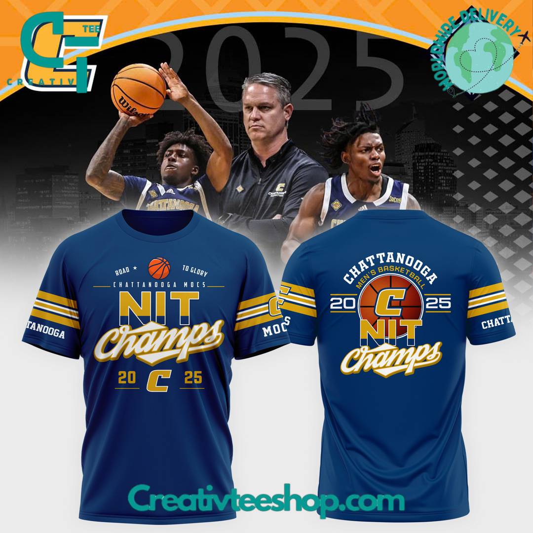 Chattanooga Mocs Men’s Basketball NIT 2025 Champions Special Tee