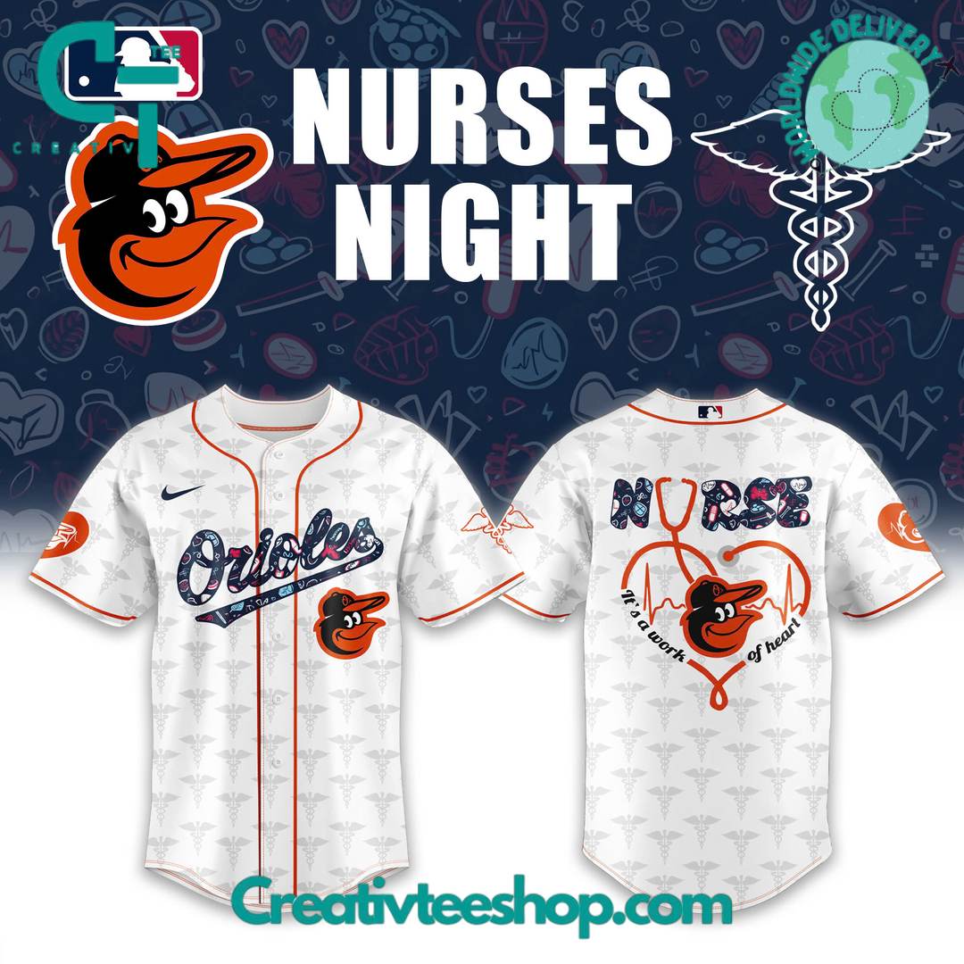 Baltimore Orioles x Nurses Night Special Baseball Jersey