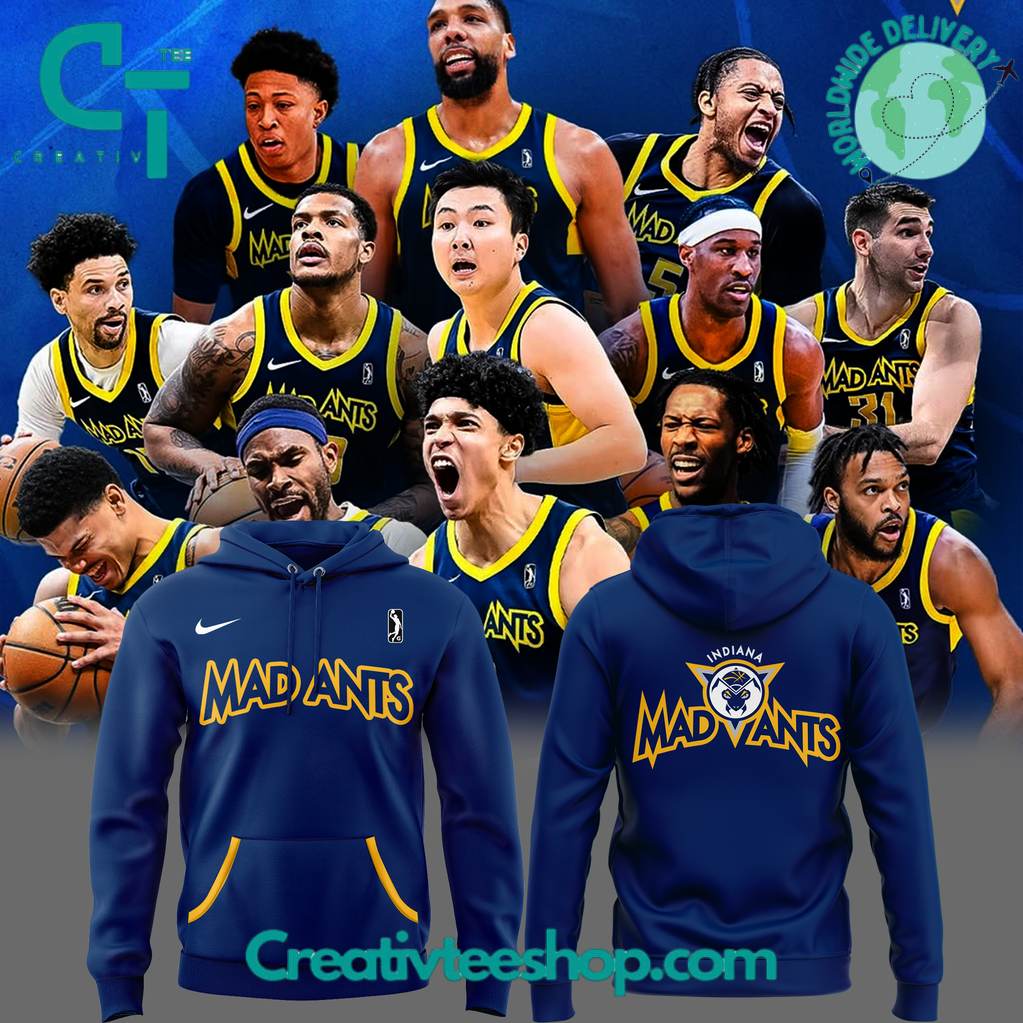 Mad Ants Basketball 2025 Special Navy Hoodie