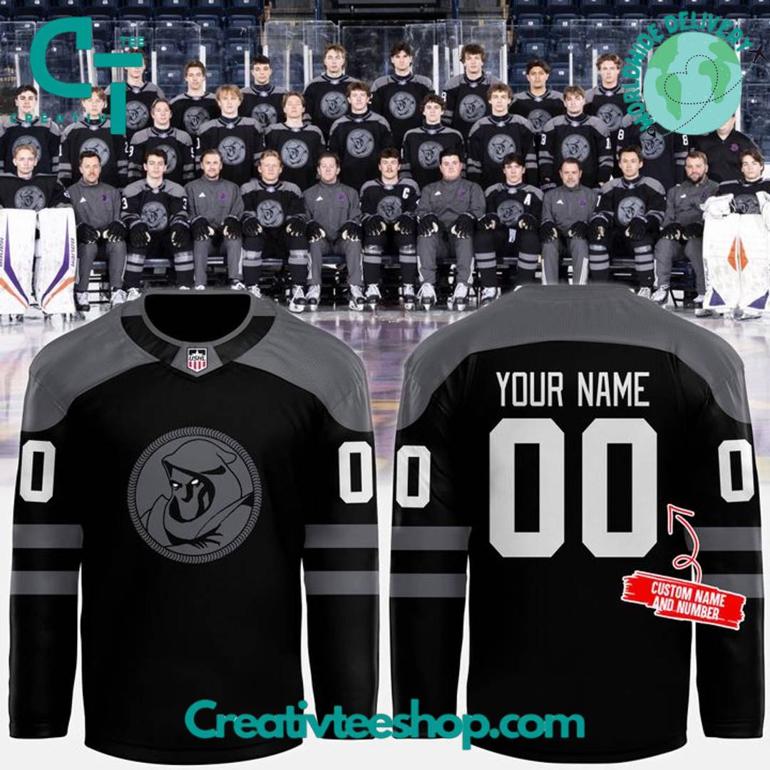 Youngstown Phantoms 2024-2025 Special New Black Hockey Jersey