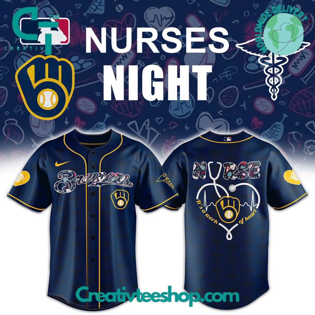 Milwaukee Brewers x Nurses Night Special Baseball Jersey