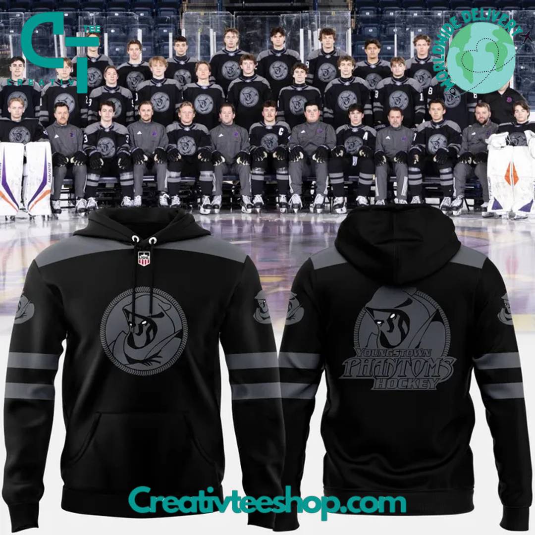 Youngstown Phantoms 2024-2025 Special New Black Hoodie