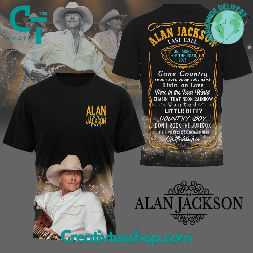 Alan Jackson Last Call Tour 2025 Special Tee