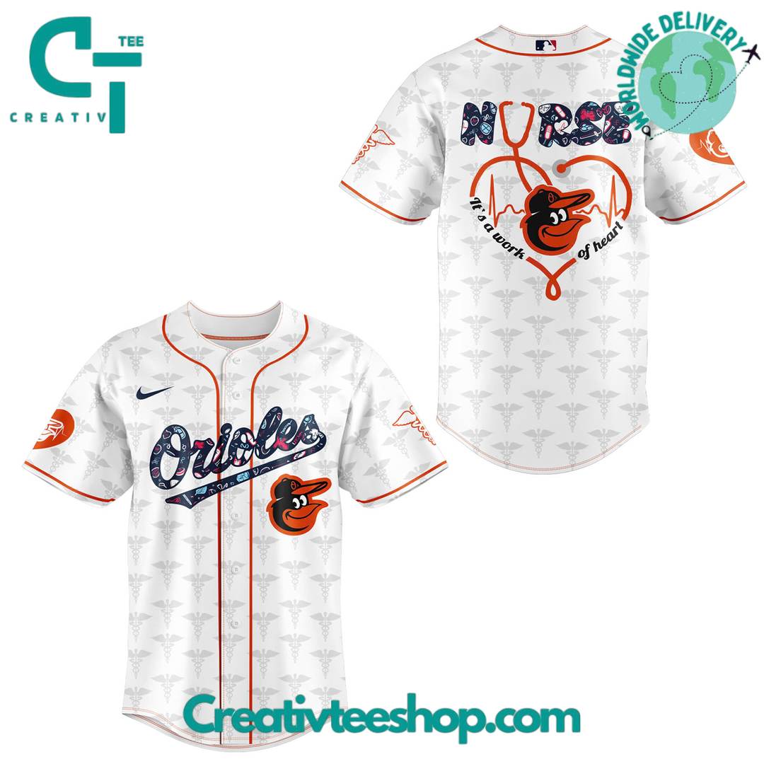 Baltimore Orioles x Nurses Night Special Baseball Jersey