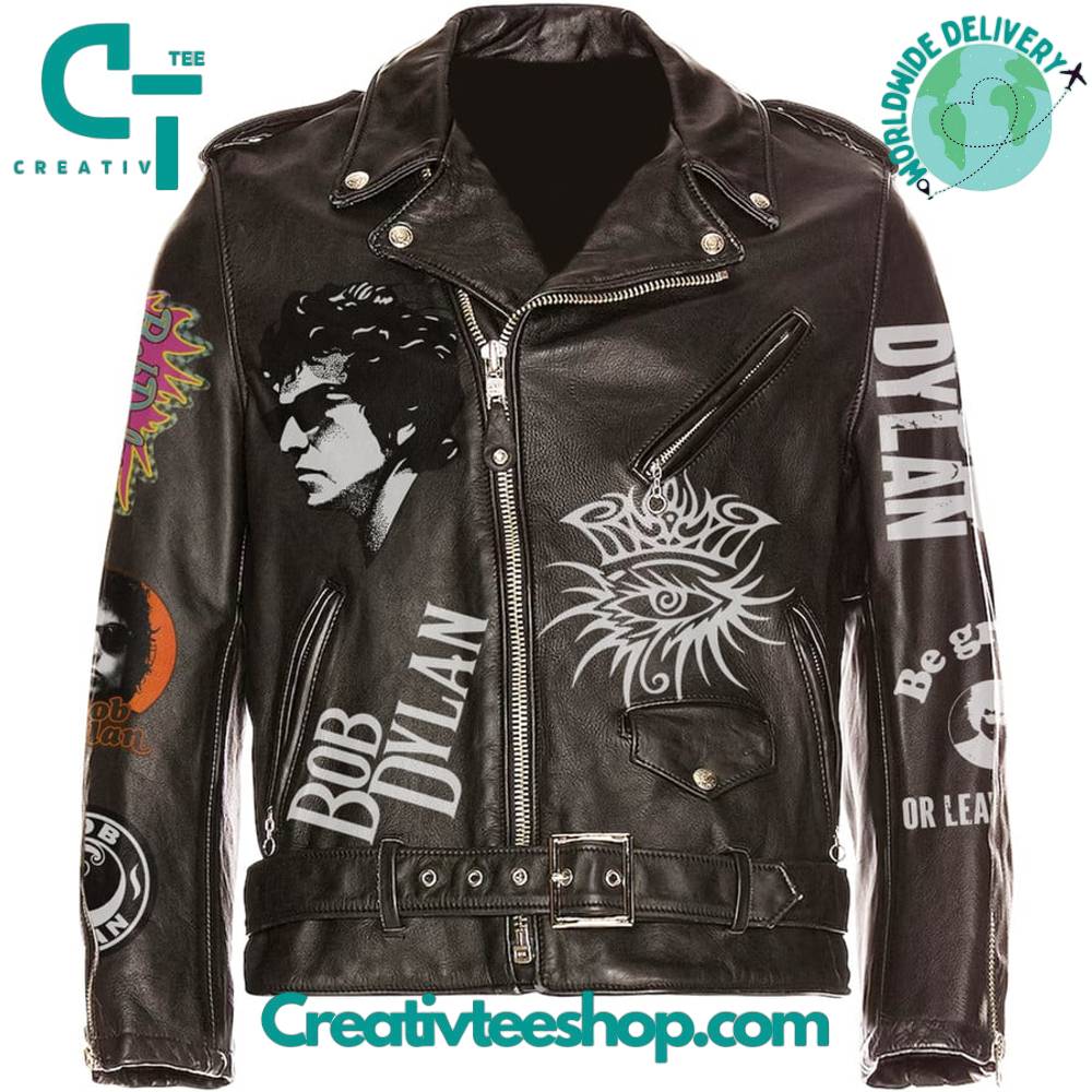 Bob Dylan Worldwide Tour Leather Jacket