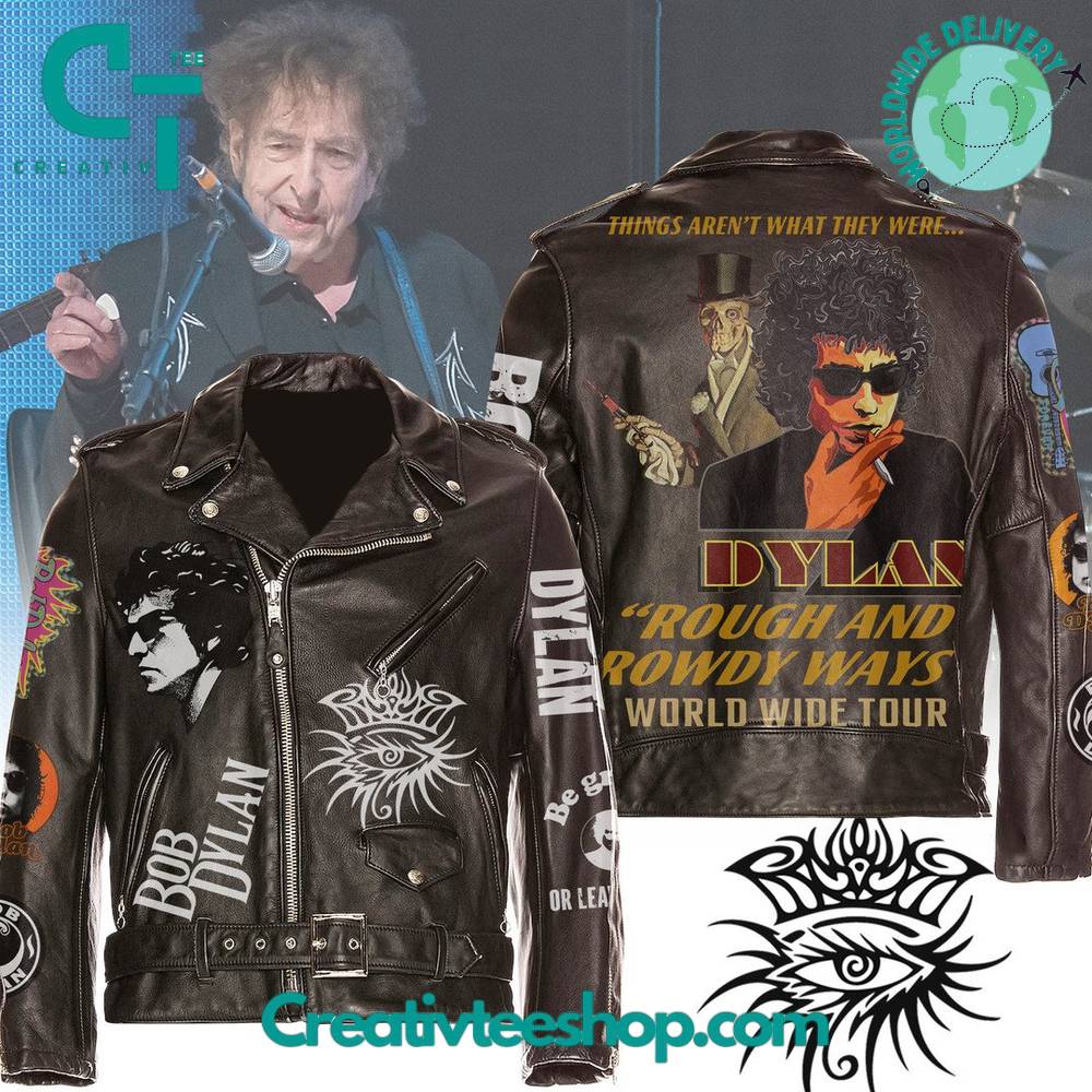 Bob Dylan Worldwide Tour Leather Jacket