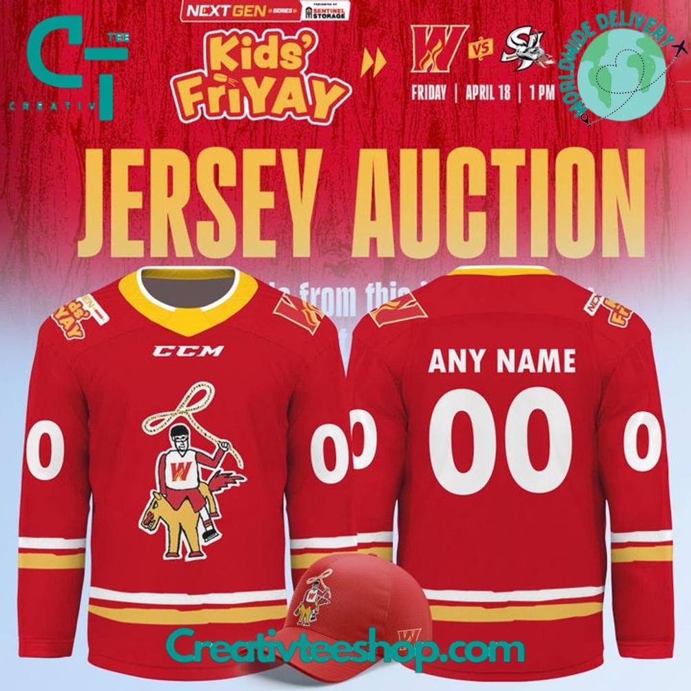 Calgary Wranglers Kids Friday Limited Hockey Jersey