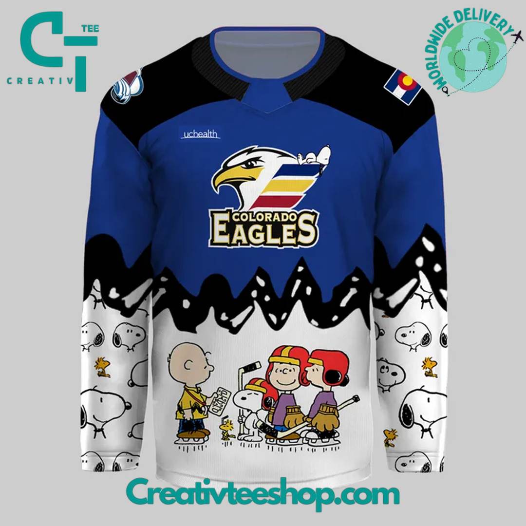 Colorado Eagles x Peanut Night “Snoopy” Special Hockey Jersey