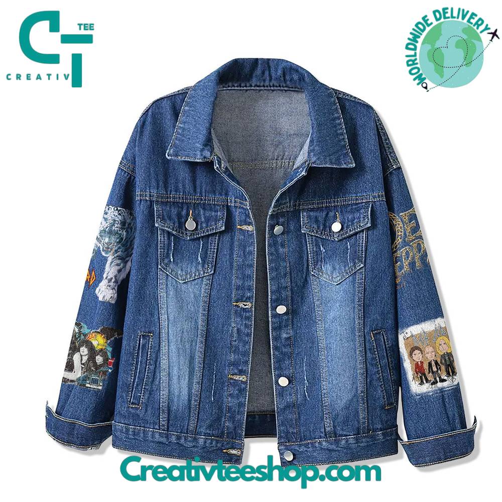 Def Leppard 2025 US Tour “Pour Some Sugar on Me” Denim Jacket