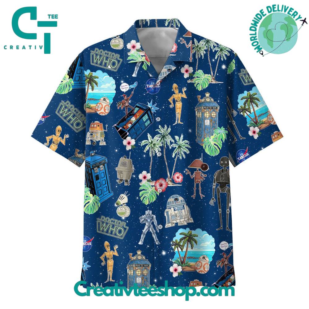 Doctor Who Summer Hawaiian Shirt