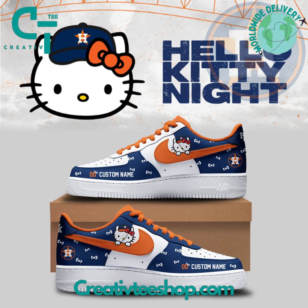 Houston Astros x Hello Kitty Night Special Edition Air Force 1 Sneaker