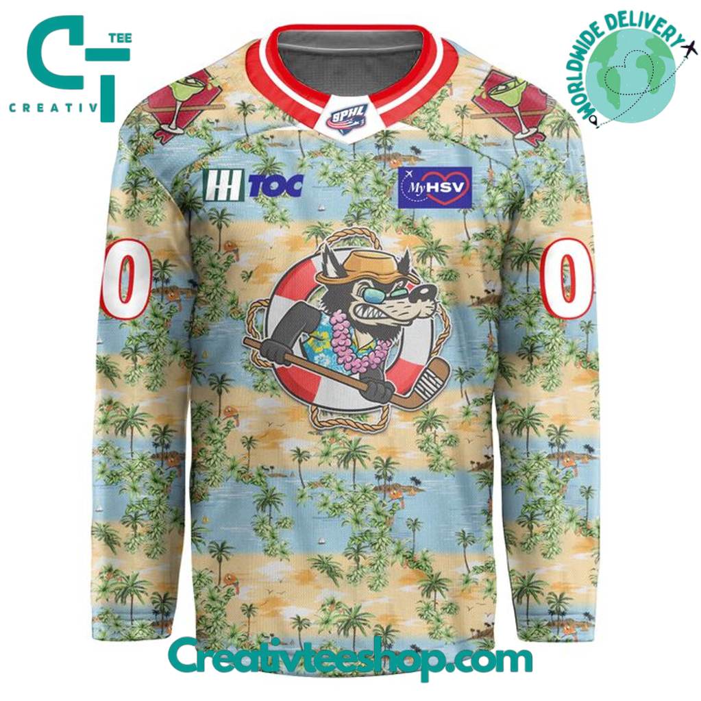 Huntsville Havoc Margaritaville Night 2025 Special Hockey Jersey