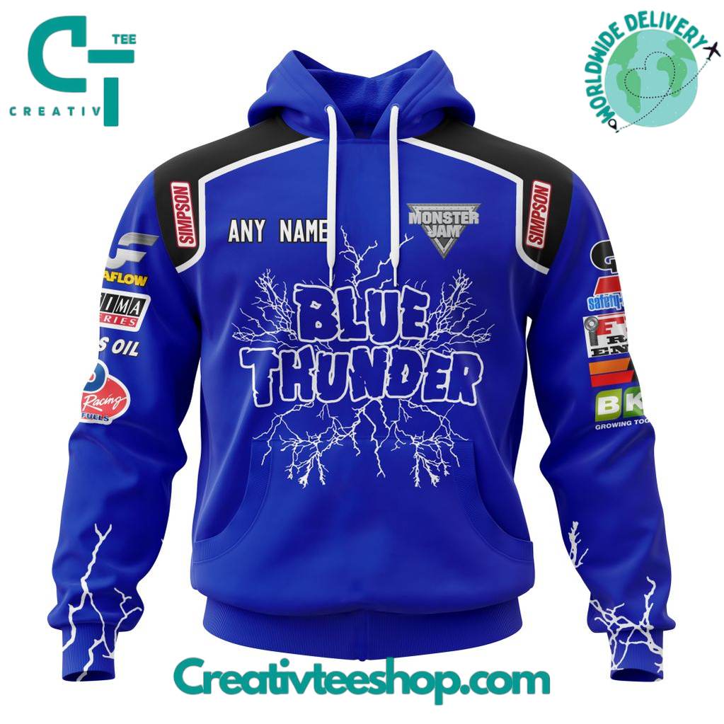 Monster Jam Blue Thunder Special Design Hoodie